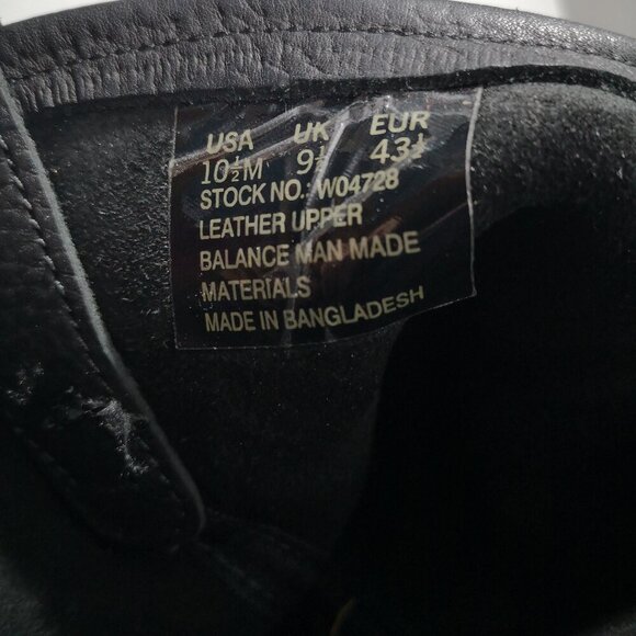 Wolverine Men's Size 10.5M Black Leather Upper Pull On Style Boots - Picture 5 of 6